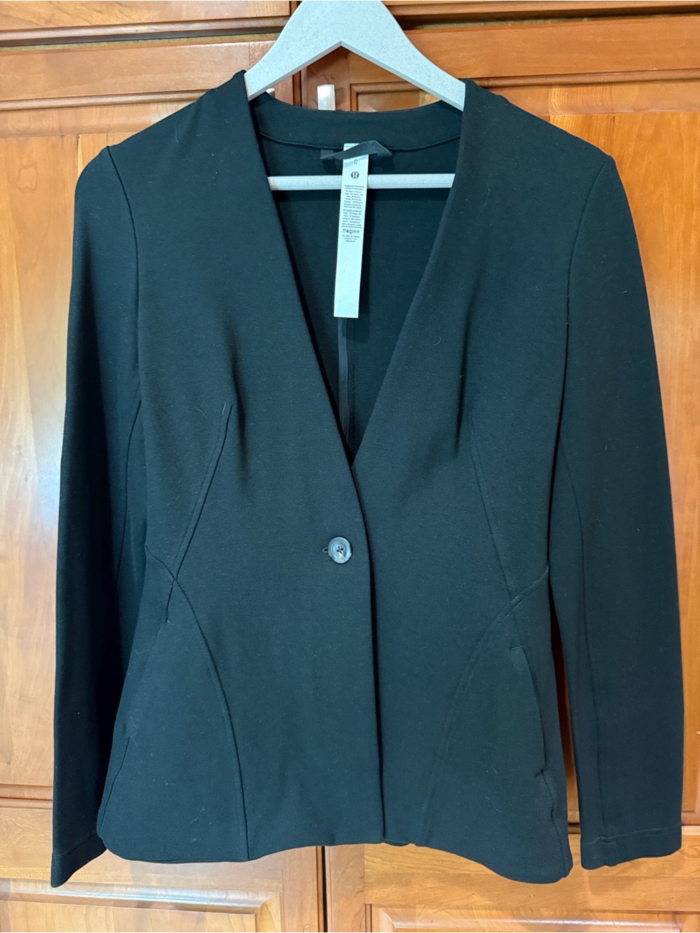 Women’s Lululemon stretch net blazer size extra small black NWOT